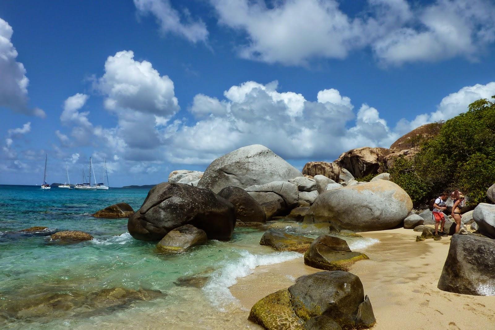 The Baths beach