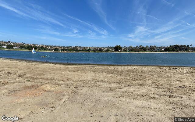 Mission Bay - northeast shoreline of Fiesta Island