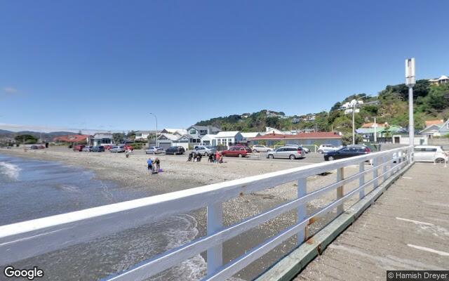 Seatoun Beach at Wharf