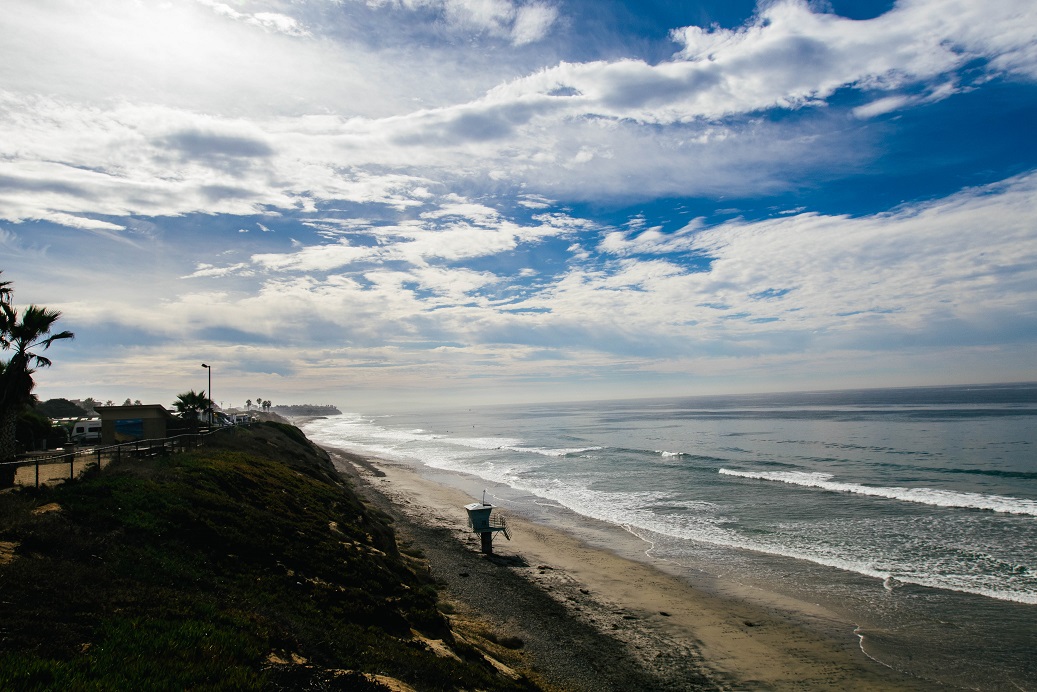 South Carlsbad State Beach - Poinsettia Lane